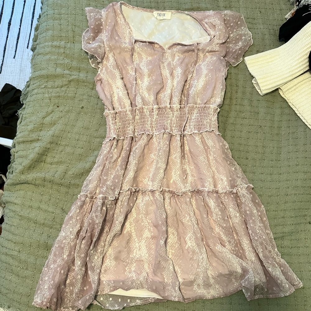 Snake skin dress